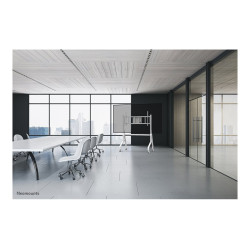 Neomounts Floor stand | FL50-575WH1 TV trolley | Adjustable Height | 65-110 " | Maximum weight (capacity) 125 kg | White