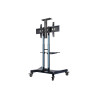 Neomounts Floor stand | NM-M1700BLACK TV trolley | Adjustable Height | 32-75 " | Maximum weight (capacity) 50 kg | Black