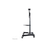 Neomounts Floor stand | NM-M1700BLACK TV trolley | Adjustable Height | 32-75 " | Maximum weight (capacity) 50 kg | Black