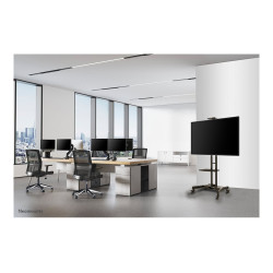 Neomounts Floor stand | NM-M1700BLACK TV trolley | Adjustable Height | 32-75 " | Maximum weight (capacity) 50 kg | Black