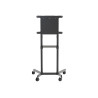 Neomounts Floor stand | NS-M1250BLACK TV trolley | Rotate, Tilt | 37-70 " | Maximum weight (capacity) 70 kg | Black