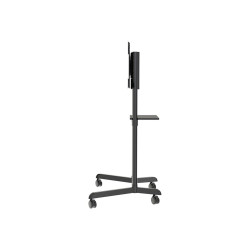 Neomounts Floor stand | NS-M1250BLACK TV trolley | Rotate, Tilt | 37-70 " | Maximum weight (capacity) 70 kg | Black