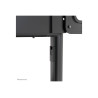 Neomounts Floor stand | NS-M1250BLACK TV trolley | Rotate, Tilt | 37-70 " | Maximum weight (capacity) 70 kg | Black