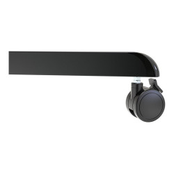 Neomounts Floor stand | NS-M1250BLACK TV trolley | Rotate, Tilt | 37-70 " | Maximum weight (capacity) 70 kg | Black