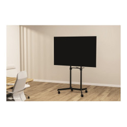 Neomounts Floor stand | NS-M1250BLACK TV trolley | Rotate, Tilt | 37-70 " | Maximum weight (capacity) 70 kg | Black