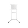 Neomounts Floor stand | NS-M1250WHITE TV trolley | Rotate, Tilt | 37-70 " | Maximum weight (capacity) 70 kg | White