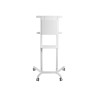 Neomounts Floor stand | NS-M1250WHITE TV trolley | Rotate, Tilt | 37-70 " | Maximum weight (capacity) 70 kg | White