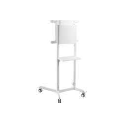 Neomounts Floor stand | NS-M1250WHITE TV trolley | Rotate, Tilt | 37-70 " | Maximum weight (capacity) 70 kg | White