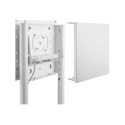 Neomounts Floor stand | NS-M1250WHITE TV trolley | Rotate, Tilt | 37-70 " | Maximum weight (capacity) 70 kg | White