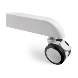 Neomounts Floor stand | NS-M1250WHITE TV trolley | Rotate, Tilt | 37-70 " | Maximum weight (capacity) 70 kg | White