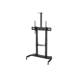 Neomounts Floor stand | PLASMA-M1950E TV trolley | Adjustable Height, Tilt | 60-100 " | Maximum weight (capacity) 100 kg | Black