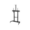 Neomounts Floor stand | PLASMA-M1950E TV trolley | Adjustable Height, Tilt | 60-100 " | Maximum weight (capacity) 100 kg | Black