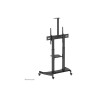 Neomounts Floor stand | PLASMA-M1950E TV trolley | Adjustable Height, Tilt | 60-100 " | Maximum weight (capacity) 100 kg | Black
