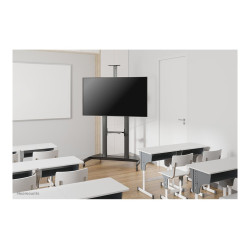 Neomounts Floor stand | PLASMA-M1950E TV trolley | Adjustable Height, Tilt | 60-100 " | Maximum weight (capacity) 100 kg | Black