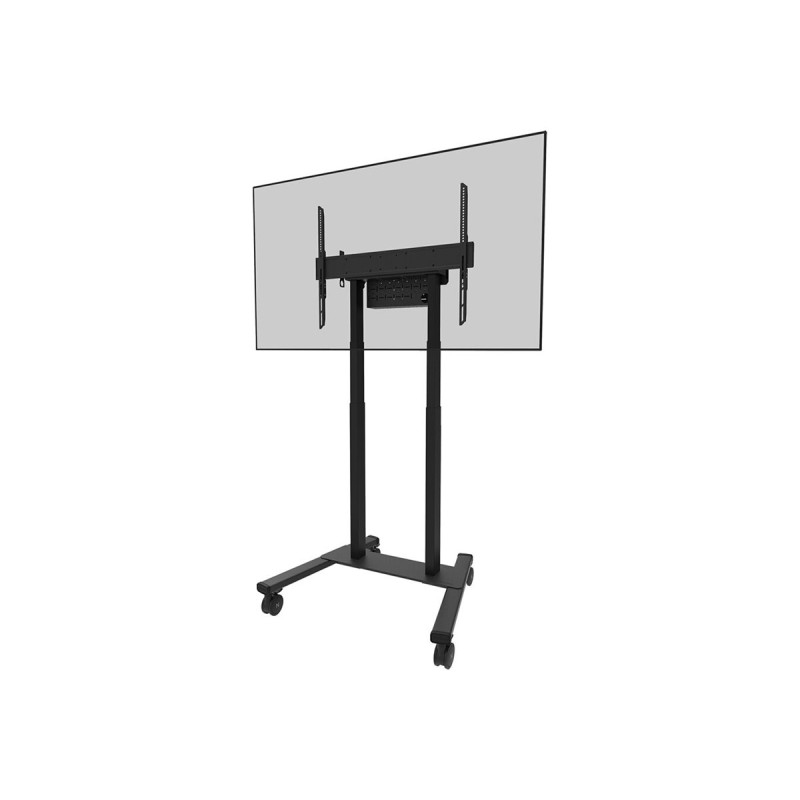 Neomounts Floor stand | FL55-875BL1 TV trolley | Adjustable Height | 55-100 " | Maximum weight (capacity) 110 kg | Black