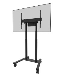 Neomounts Floor stand | FL55-875BL1 TV trolley | Adjustable Height | 55-100 " | Maximum weight (capacity) 110 kg | Black