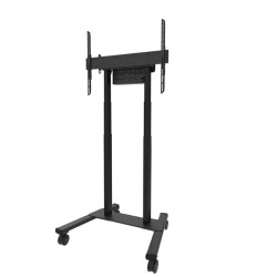 Neomounts Floor stand | FL55-875BL1 TV trolley | Adjustable Height | 55-100 " | Maximum weight (capacity) 110 kg | Black