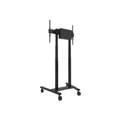 Neomounts Floor stand | FL55-875BL1 TV trolley | Adjustable Height | 55-100 " | Maximum weight (capacity) 110 kg | Black