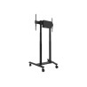 Neomounts Floor stand | FL55-875BL1 TV trolley | Adjustable Height | 55-100 " | Maximum weight (capacity) 110 kg | Black