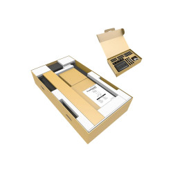 Neomounts Floor stand | FL55-875BL1 TV trolley | Adjustable Height | 55-100 " | Maximum weight (capacity) 110 kg | Black