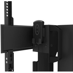 Neomounts Floor stand | FL55-875BL1 TV trolley | Adjustable Height | 55-100 " | Maximum weight (capacity) 110 kg | Black