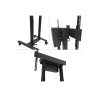 Neomounts Floor stand | FL55-875BL1 TV trolley | Adjustable Height | 55-100 " | Maximum weight (capacity) 110 kg | Black