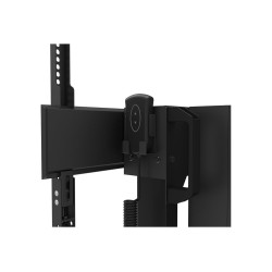 Neomounts Floor stand | FL55-875BL1 TV trolley | Adjustable Height | 55-100 " | Maximum weight (capacity) 110 kg | Black