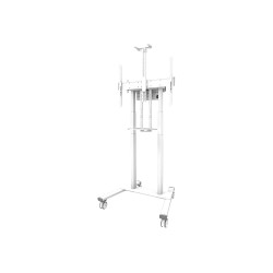 Neomounts Floor stand | FL55-875WH1 TV trolley | Adjustable Height | 55-100 " | Maximum weight (capacity) 110 kg | White
