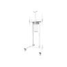 Neomounts Floor stand | FL55-875WH1 TV trolley | Adjustable Height | 55-100 " | Maximum weight (capacity) 110 kg | White