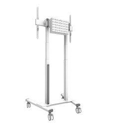 Neomounts Floor stand | FL55-875WH1 TV trolley | Adjustable Height | 55-100 " | Maximum weight (capacity) 110 kg | White