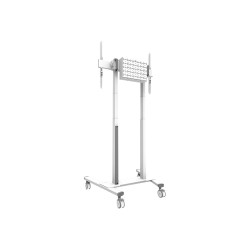 Neomounts Floor stand | FL55-875WH1 TV trolley | Adjustable Height | 55-100 " | Maximum weight (capacity) 110 kg | White