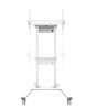 Neomounts Floor stand | FL55-875WH1 TV trolley | Adjustable Height | 55-100 " | Maximum weight (capacity) 110 kg | White