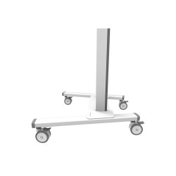 Neomounts Floor stand | FL55-875WH1 TV trolley | Adjustable Height | 55-100 " | Maximum weight (capacity) 110 kg | White