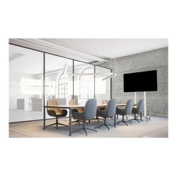 Neomounts Floor stand | FL55-875WH1 TV trolley | Adjustable Height | 55-100 " | Maximum weight (capacity) 110 kg | White