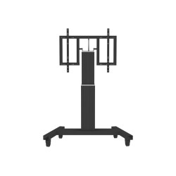 Neomounts Floor stand | PLASMA-M2500TBLACK TV trolley | Adjustable Height, Tilt | 42-100 " | Maximum weight (capacity) 150 kg | 