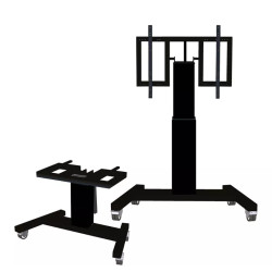 Neomounts Floor stand | PLASMA-M2500TBLACK TV trolley | Adjustable Height, Tilt | 42-100 " | Maximum weight (capacity) 150 kg | 