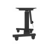 Neomounts Floor stand | PLASMA-M2500TBLACK TV trolley | Adjustable Height, Tilt | 42-100 " | Maximum weight (capacity) 150 kg | 