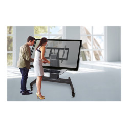 Neomounts Floor stand | PLASMA-M2500TBLACK TV trolley | Adjustable Height, Tilt | 42-100 " | Maximum weight (capacity) 150 kg | 