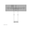 Neomounts Floor stand | ADM-875WH2 Dual screen adapter | Adjustable Height | 42-65 " | Maximum weight (capacity) 40 kg | White