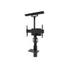Neomounts AV1-825BL Videobar and multimedia kit - universal | Adjustable Height | Maximum weight (capacity) 9 kg | Black