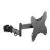 Neomounts FL40-450BL12 TV pole mount | Full motion, Tilt, Rotate, Swivel | 23-42 " | Maximum weight (capacity) 25 kg | Black