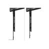 Neomounts Wall mount | WL30-750BL18 Heavy duty wall mount | Adjustable Height | 43-98 " | Maximum weight (capacity) 125 kg | Bla