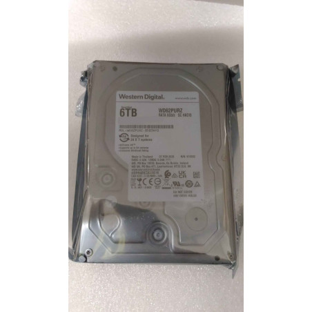 SALE OUT. Western Digital Purple WD62PURZ 6TB 3.5" 128MB SATAIII | Western Digital | REFURBISHED