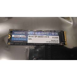 SALE OUT. GIGABYTE SSD 512GB M.2 2280 PCIe | Gigabyte | REFURBISHED, WITHOUT ORIGINAL PACKAGING