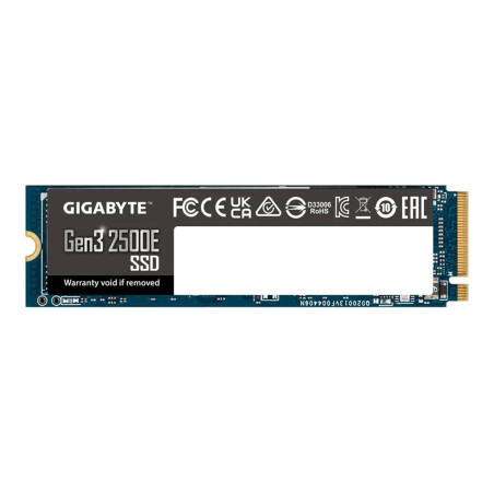 Gigabyte SSD | G325E500G | 500 GB | Solid-state drive interface PCIe 3.0x4, NVMe1.3 | Read speed 2300 MB/s | Write speed 1500 MB