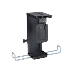 Neomounts CPU-D075BLACK/LK CPU holder | Adjustable Height | Maximum weight (capacity) 10 kg | Black