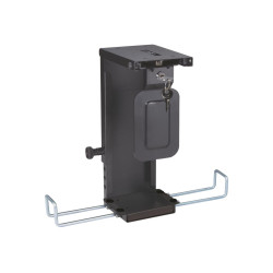 Neomounts CPU-D075BLACK/LK CPU holder | Adjustable Height | Maximum weight (capacity) 10 kg | Black