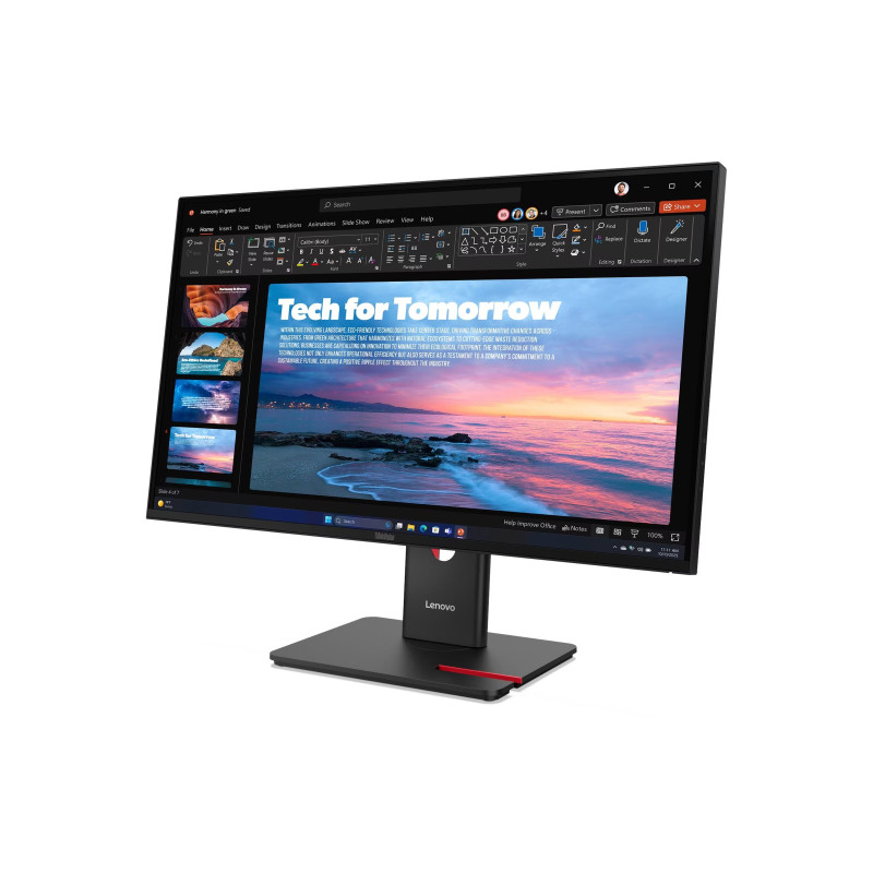 Lenovo ThinkVision | T27QD-40 | 27 " | IPS | 16:9 | 120 Hz | 4 ms | 2560 x 1440 pixels | 350 cd/m | HDMI ports quantity 1 | Ecli