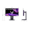 LG 27GX790A-B | 27 " | OLED | 16:9 | 480 Hz | 0.03 ms | 2560 x 1440 pixels | 250 cd/m | HDMI ports quantity 2