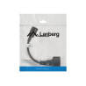Lanberg | IEC 320 C14 to Schuko Adapter Cable for UPS | CA-C14E-10CC-0018-BK